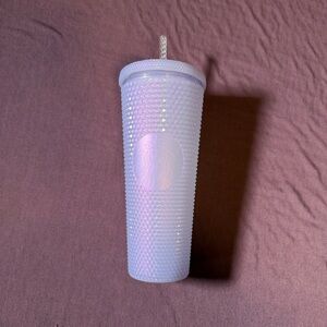 Starbucks 2021 Holiday Icy Lilac Bling Studded Cold Cup Tumbler 24oz - NWT